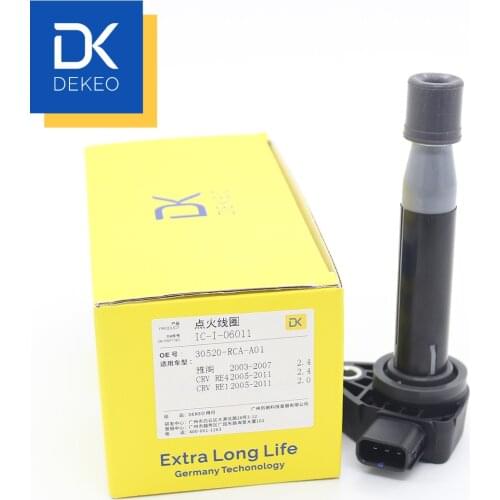 DEKEO For HONDA Accord 6 7 Civic 7 FR-V Legend 4 Stream 1 Acura RL TL Ignition Coils 30520-RCA-A01 DQ9109C