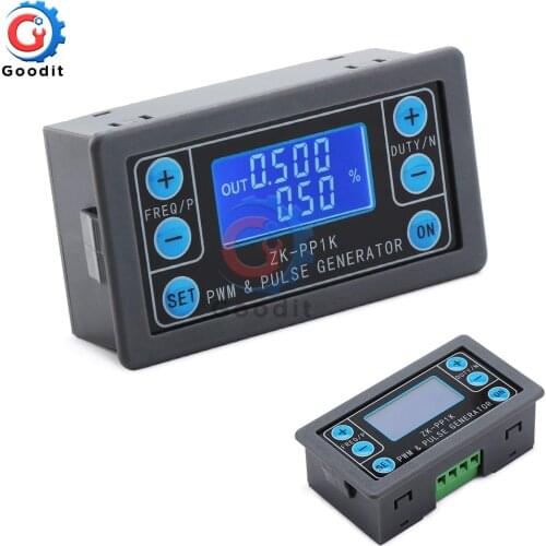 Dual Mode LCD Signal Generator 1-Channel 1Hz-150KHz PWM & Pulse Frequency Duty Cycle Adjustable Square Wave Stepper motor
