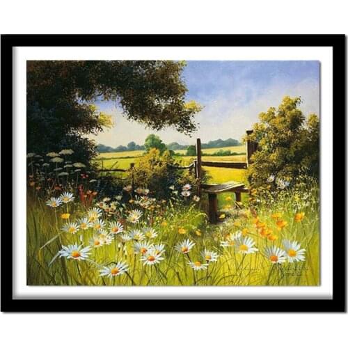 Rhinestone painting crystal Home Decor DIY Diamond painting Flowers 3D cross stitch pattern diamond embroidery Landscape Nature