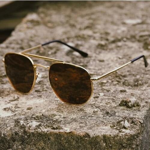 Classic Fashion Vintage Polarized Square Sunglasses Women Men Luxury Brand Designer Travel Driving Punk Sun Glasses Shades UV400