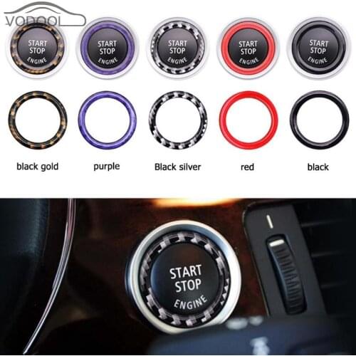 Car Engine Start Stop Button Decoration Ring Trim For BMW 1/3/5 Series E87 E90 E60 320 Automobiles Styling Auto Accessorie