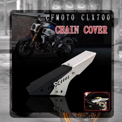 For CFMOTO 700 CLX 700CLX 700CL-X CF 700CLX 700 CLX 700 CLX700 Motorcycle CNC Chain Cover Rear Chain Belt Guard Modified Parts