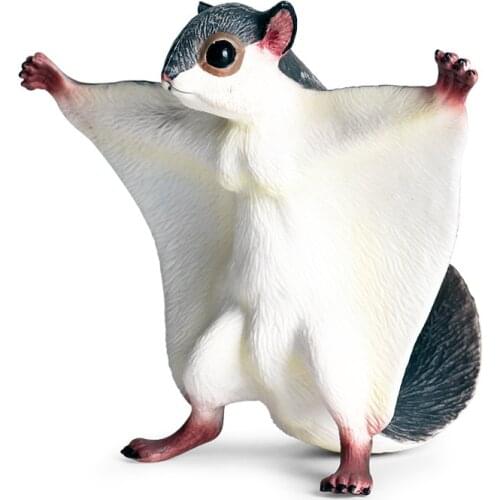 Flying Squirrel Animal Figure Collectible Toys Wild Animal Action Figures Kids Plastic Cognition Toys