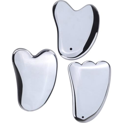 1pc Terahertz Face Gua Sha Crystal Roller Facial Massage Scratch Board Beauty for Eyes Neck Chin Face-lift Body Massage Tools