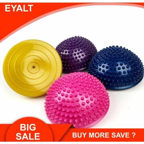 Semicircular Massage Yoga Ball Touch Training Device Balance Pad Thickening for Children