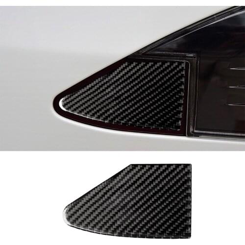 Charging Port Board Decoration Cover Trim Sticker Decal for Tesla Model-S Car Interior Accessories Styling Soft Carbon Fiber