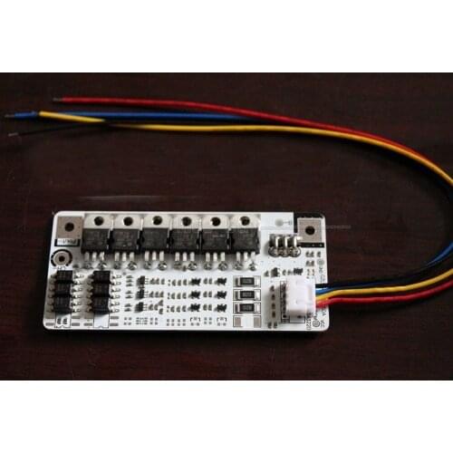 3s 60A Battery Protection BMS PCB Board with Balance for 3 Packs 12V Discharge current 60A LiFePo4 Li Cell