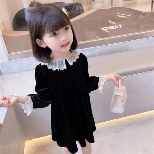 Dress Girl Thick Warm Party Girl Winter Dress Spring Autumn Dress Kids Casual Style Costumes For Girls