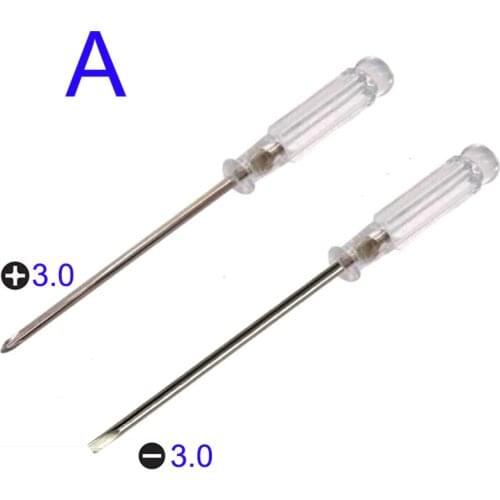 100pcs/lot Mini 3.0 Micro Cross Phillips Flat Screwdriver For MobilePhone PC Repair Tool