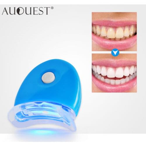 AuQuest LED Teeth Whitening Light with Tooth Gel Whitener Bright White Teeth Personal Dental Treatment Teeth Whitening Oral Care