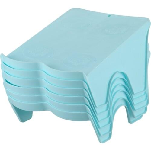 Thick Double Shoe Racks Modern Cleaning Storage Shoes Rack Living Room Convenient Shoebox Shoes Organizer Stand Shelf-6Pcs Green