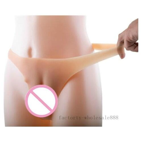 Fashion Full Silicone T-back Panty Vagina Realistic Vagina Crossdresser TG DG Underwear Unisex Dress Top Selling Product In 2019