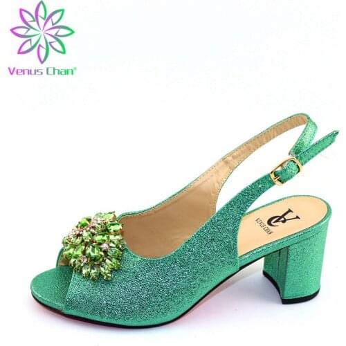 African Women Wedding Pumps High Heels Fashion Elegant Italy Style Shoes Summer Slip on Lady Pumps Designer Shoes