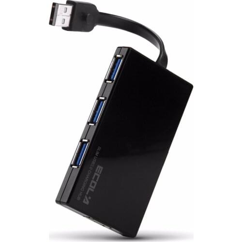 Ultra Thin USB HUB Speedy 4 Ports Interface USB 3.0 Hubs Max 5Gb/s Power Charging for PC Laptop Smartphone Tablet