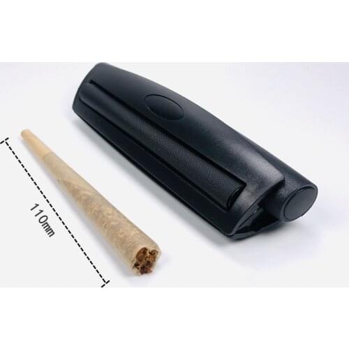 1Pcs Portable Cigarette Rolling Machine 110mm Tobacco Roller Maker Joint Cone DIY Plastic Smoking Tool Manual Raw Rolling Paper
