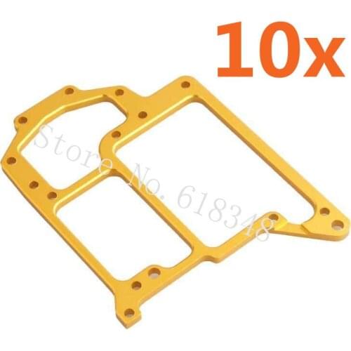 10pcs/Lot HSP 102065 Aluminum Radio Tray 02069 Upgrade Parts For 1/10 RC Model Car On Road SONIC CNC 6061