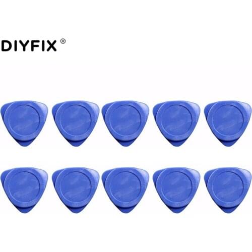 DIYFIX 10 PCS Phone Opening Tools Plastic Guitar Picks Pry Opener for iPhone iPad Tablet PC Disassemble Repair Tool Kit