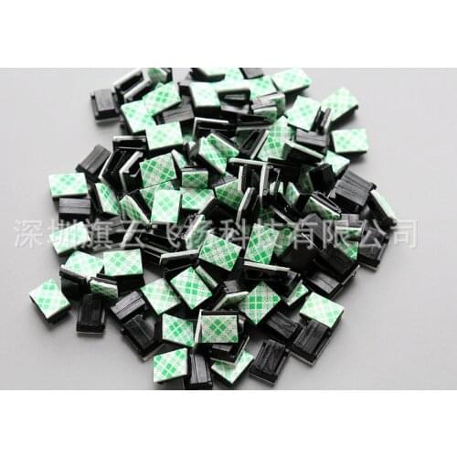 1000pcs/lot Car line card fixed line folder driving recorder wiring deduction 3M adhesive fixed line wiring card DIY