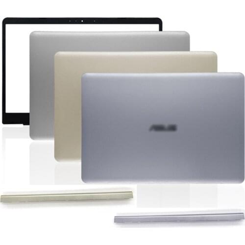 New For ASUS S4200U S410U S4100 S4100V X411UQ Series Laptop Back Cover Front Bezel Hinges Hinge Cover Gold Grey Blue Plastic