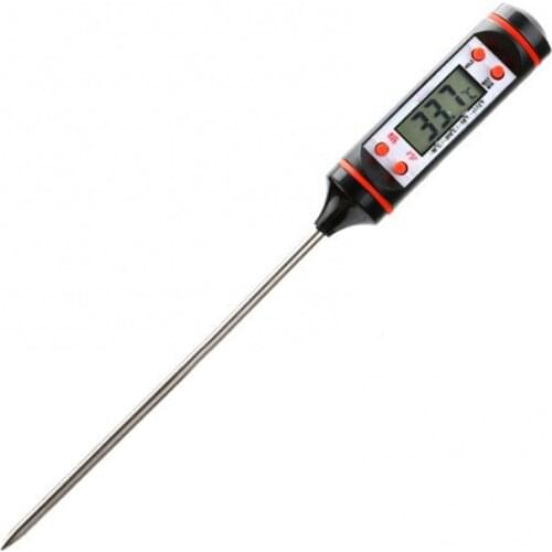Kitchen Digital BBQ Food Thermometer Meat Cake Candy Fry Grill Dinning Household Cooking Thermometer Gauge Oven Thermometer Tool