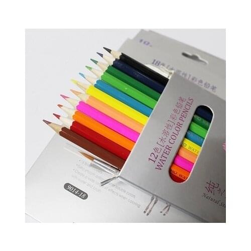 Color pencil 36 '18 colors Water-soluble Professional art Painting pen free shipping