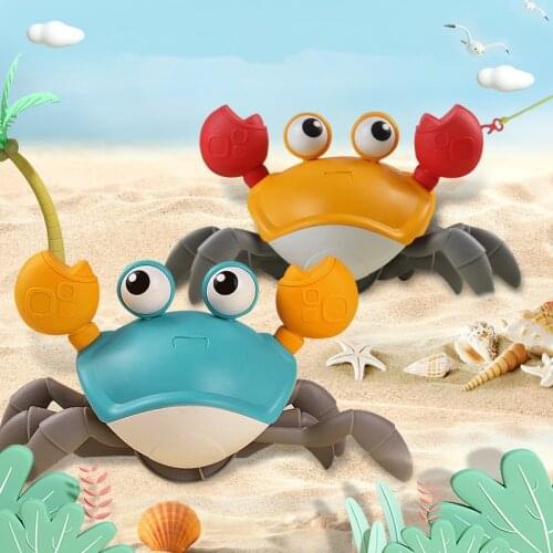 Kids Bath Toy Crab Baby Bathtub Bath Toys Wind-up Water Toys Kids Pool Swimming Toy Crab Beach Toys for Children Birthday Gifts