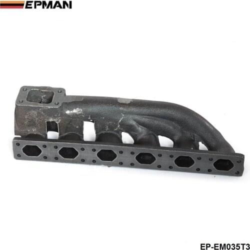 Epman Iron Cast Turbo Exhaust Manifold W 38mm Wastegate Flange For BMW 323i 325i 328i 330i M3 E36 E46 T3 TK-EM035T3
