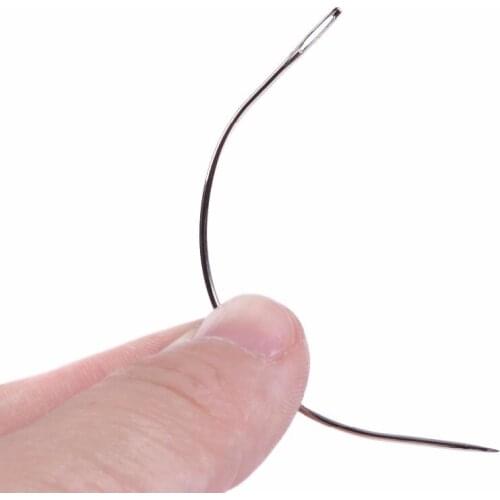 9CM Hair Weaving Needles 50Units Curved Sewing Needles 60mm C Shape Weaving Needles Wholesale