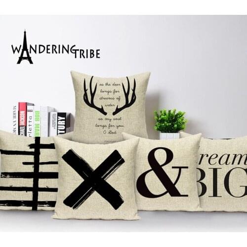 Square colorful geometirc pillowcase folk vintage Home Cushion Decorative soft seat car Covers linen suit hot cushion almohada