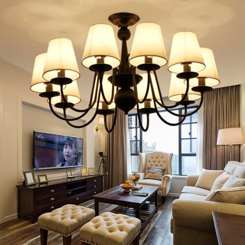 Chandelier Lighting Vintage LED Chandelier for Living Room Modern LED Chandeliers Indoor Lighting Fixture Hanging Lamp Design