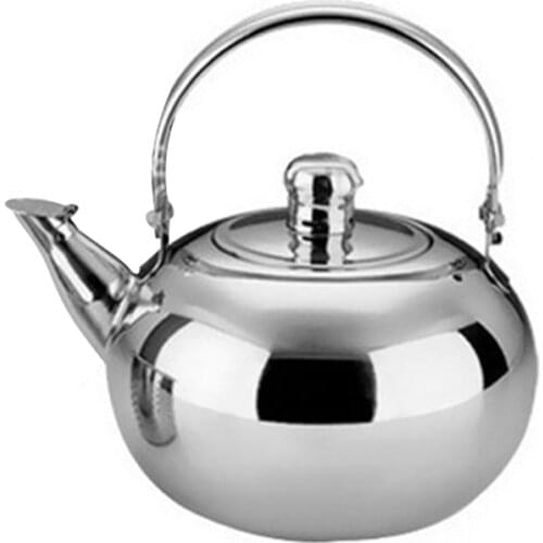 Hotel Small Teapot Stainless Steel Teapot Restaurant Hotel Tea Kettle Yellow Wine Jug Kettle With Filter Strainer Coffee Maker