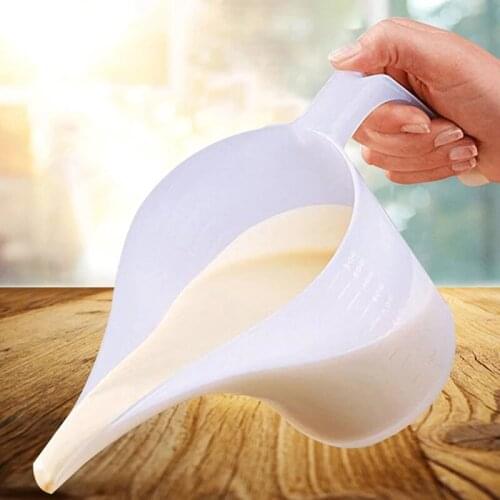 1000ml Measuring Cup Baking Tool Food Grade Plastic Tip Mouth Measuring Jug with Graduated Kitchen Container Cooking Accessories