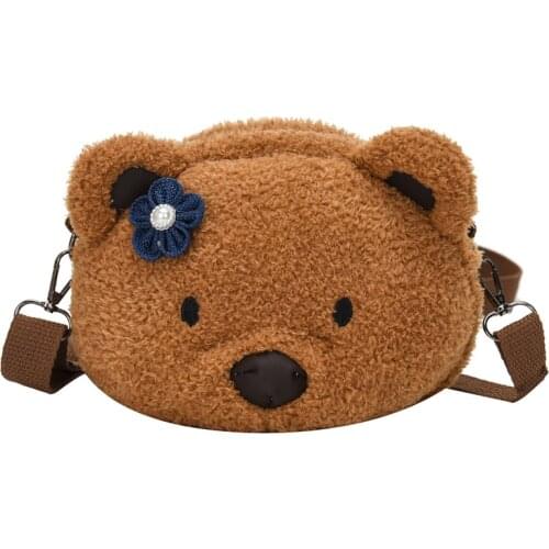 Bear Soft Stuffed Plush Shoulders Bag Kids Toy Backpack Childrens Plush Toys Plushie Doll Plush Toys Children Backpack for Kids