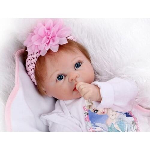 NPK Reborn Babies Realistic Silicone Reborn Dolls 22 Inch/55 cm,New Arrival Lifelike Baby Reborn Toys for Kids Birthday Gift