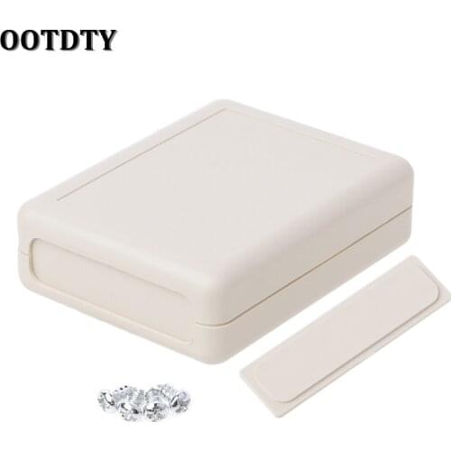 OOTDTY Waterproof Instrument Box Plastic Case Gray Electronic Project DIY 90x70x28mm