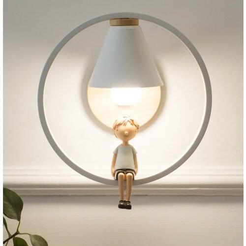Nordic kids boys bedroom Wall Lamp Stairway Passage wall sconces Bedside Lamp Living Room Background Wall Lamp Vanity Light