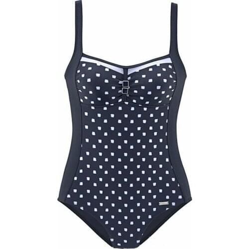 Retro Black Print One Piece Swimsuit Female Sexy Bikini 2021 Backless Swimwear Women Monokini One-piece Suits New Summer Beach