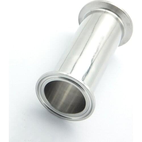 25mm OD 304 Stainless Steel Pipe Sanitary Spool Tube Length 305mm 12" For Homebrew Fit 1.5" Tri Clamp