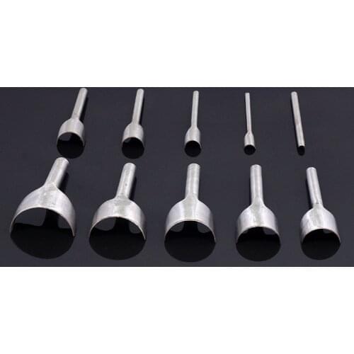 1-10Pcs/Set C-Shape 5-50mm 45#Stell Leather DIY Durable Semicircle Punching Cut,Top QualityHandwork Leather Craft Tools,Corners