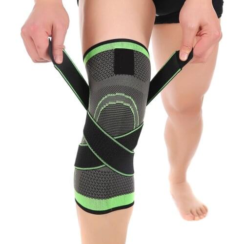 1Pc Knee Support Sports Knee Pad Breathable Bandage Knee Brace Basketball Tennis Cycling Workout Protective Equipment