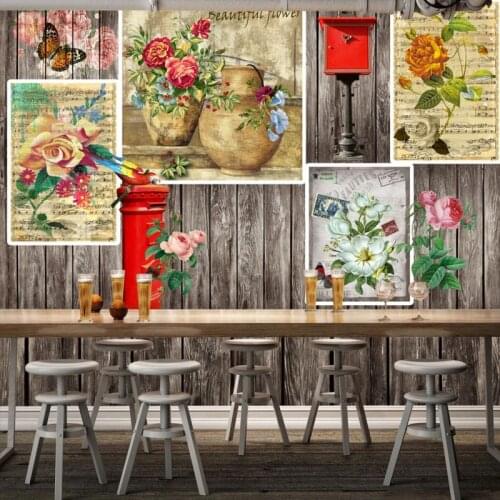 3D photo wallpaper European Style Retro Floral Backdrop Decorative Painting living room wallpaper custom lobby bedroom mural