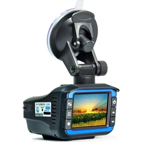 English & Russian version 2 in 1 Radar Detector Car Dvr 720P Car DVR Radar Detector Video Registrator Anti-radar Detector Tacho