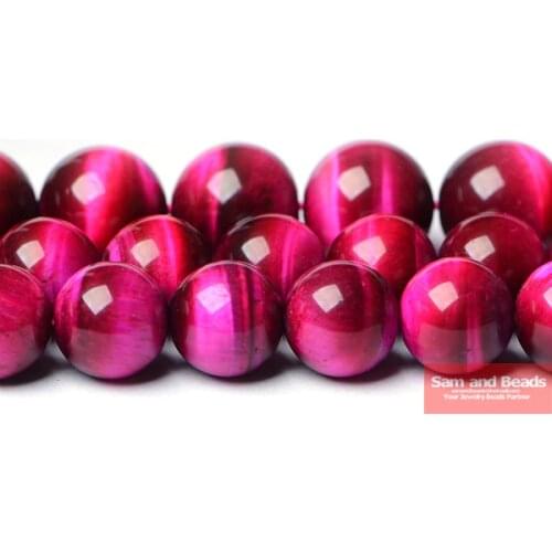 Free Shipping Natural Stone Magenta Rose Tiger Eye Agata Round Loose Beads 16" Strand 8 10 MM Pick Size RTB01