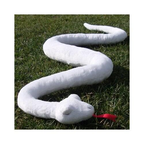 Large 120cm white snake soft plush toy cartoon snake,funny toy ,birthday gift,Xmas gift 0497