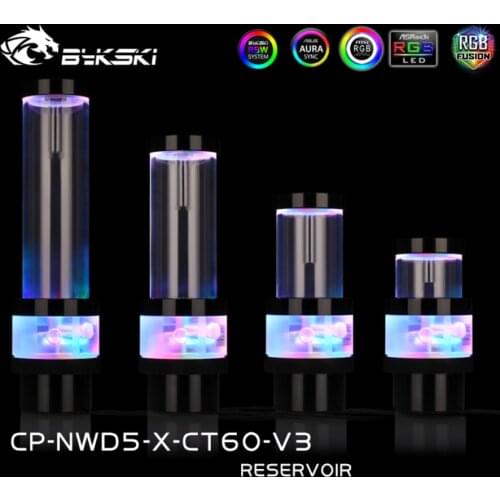 Bykski D5 Pump One-piece Reservoir Silent Water Pump Tank 3M Head A-RGB 1100L/H Water Tank PC Water Cooling CP-NWD5-X-CT60-V3