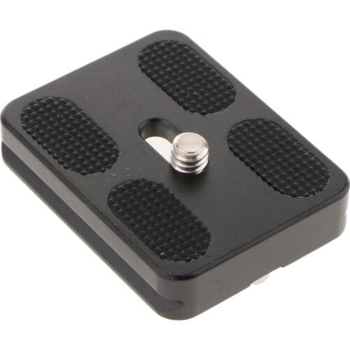 PU-50 50mm Quick Release Plate 1/4" Screw For Arca Swiss Tripod Ball Head