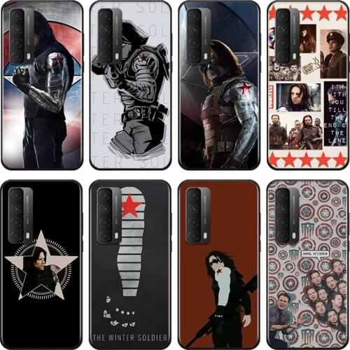 Marvel Winter Soldier White Wolf For Huawei Y9A Y9S Y9 Y8P Y8S Y7A Y7P Y7 Y6 Y6P Y6S Y5P Y5 Prime Pro 2019 2020 Phone Case