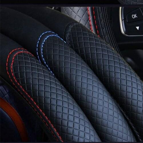 Car Steering Wheel Cover 36-39cm for Mercedes W211 W124 Amg W212 W220 C180 Viano W221 W210 W126 W163 W204 B180 Benz C G Class