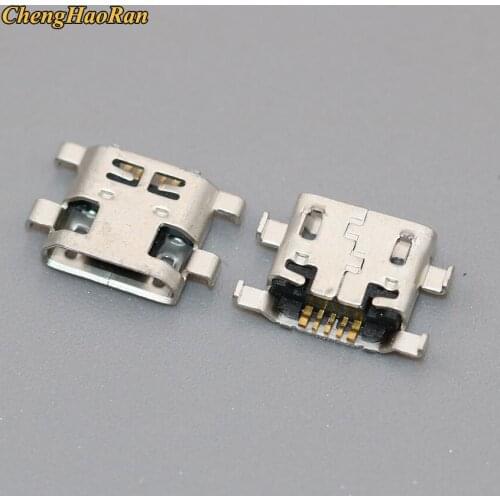 ChengHaoRan 1pcs Micro USB connector for Huawei H60-L01 H60-L02 H60-L03 5 PIN mini usb charging port socket jack