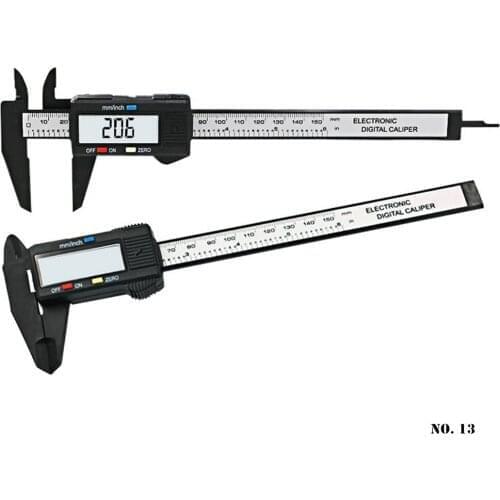 Digital Caliper Electronic Carbon Fiber 6 Inch 0-150MM Vernier Electronic Caliper Micrometer Digital Ruler Wood Measuring Tool